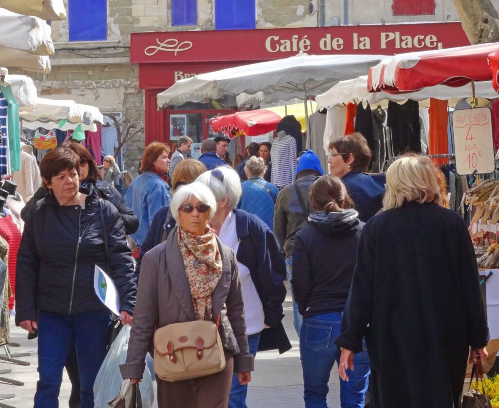 Le marché provençal de L’Isle-sur-la-Sorgue